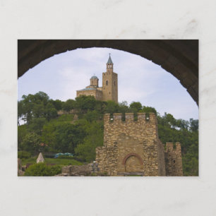 Die mittelalterliche Festung Tsarevets Postkarte