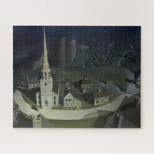 Die Mitternachtsreise von Paul Revere durch Holz Puzzle