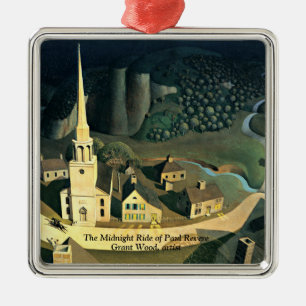 Die Mitternachtsreise von Paul Revere Ornament Aus Metall