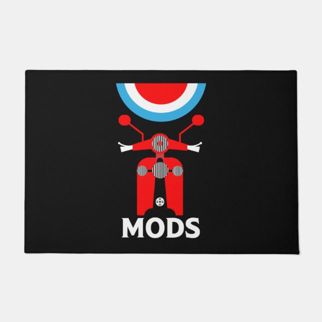 Die Mod - Mod und Rockers - britische Musik Fußmatte (Vorderseite)