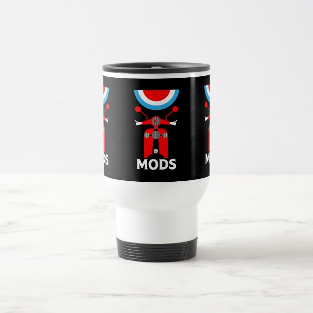Die Mod - Mod und Rockers - britische Musik Reisebecher (Mittel)