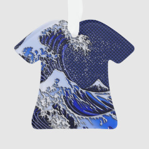 Die Modern der Great Hokusai Wave Ornament
