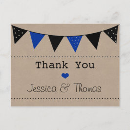 Die moderne Blue Bunting Collection Postkarte