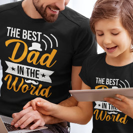 Die Moderne Der beste Vater der Weltmänner T-Shirt