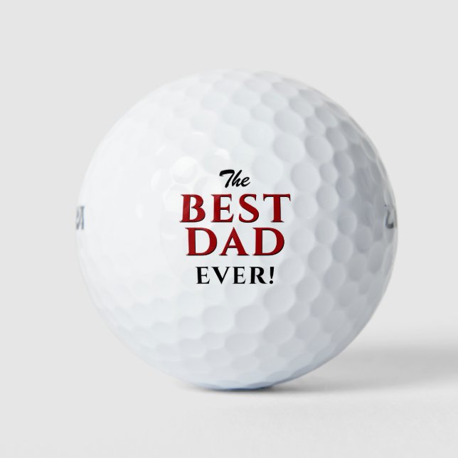 Die Moderne des besten Vaters aller Zeiten Golfball (Vorderseite)