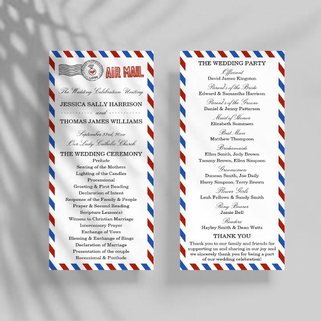 Die moderne Hochzeitskollektion der Luftpost Programm (Von Creator hochgeladen)