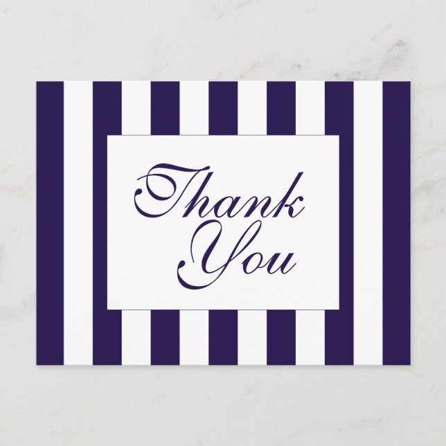 Die moderne Hochzeitskollektion der Marine Postkarte (Vorderseite)