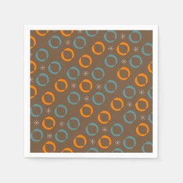 Die moderne Mitte des Jahrhunderts, Ovale, hat Serviette