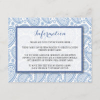 Die moderne Paisley Wedding Collection - Blue