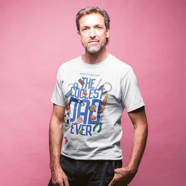 Die Moderne personalisieren Der Coolstste Vater al T-Shirt (Von Creator hochgeladen)