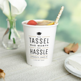 Die moderne Tassel war den problemlosen Abschluss  Pappbecher