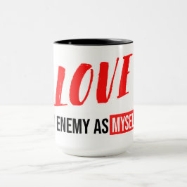 Die moderne Typografie-Gestaltung "Liebe, mein Fei Tasse