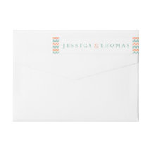 Die moderne Zickzack Hochzeitskollektion Peach & M