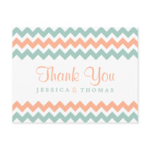 Die moderne Zickzack Hochzeitskollektion Peach & M