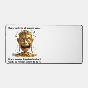 Die Möglichkeit ist überall auf Schreibtischmatte