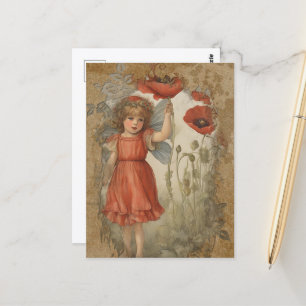 Die Mohnfee Postkarte