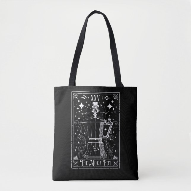 Die Moka Pot Tarot Card (Vorderseite)