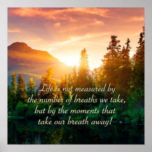 Die Momente, die uns den Atem nehmen. Poster