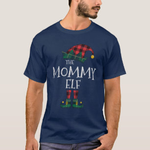 Die Mommy Elf Matching Family Group verleiht Funny T-Shirt