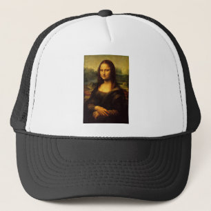 Die Mona Lisa durch Leonardo da Vinci C. 1503-1505 Truckerkappe