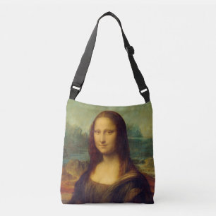 Die Mona Lisa durch Leonardo da Vinci Tragetaschen Mit Langen Trägern