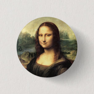 Die Mona Lisa Leonardo da Vinci Button