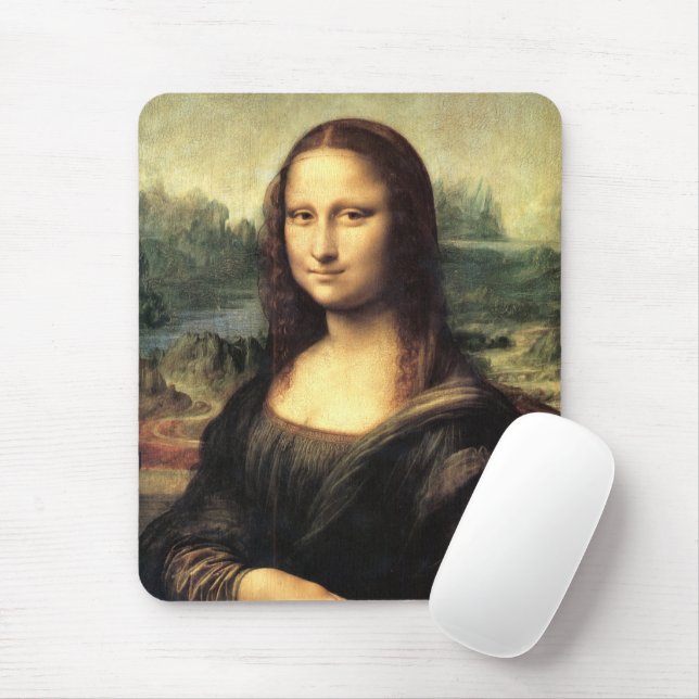 Die Mona Lisa Leonardo da Vinci Mousepad (Mit Mouse)