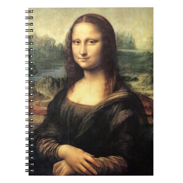 Die Mona Lisa Leonardo da Vinci Notizblock (Vorderseite)