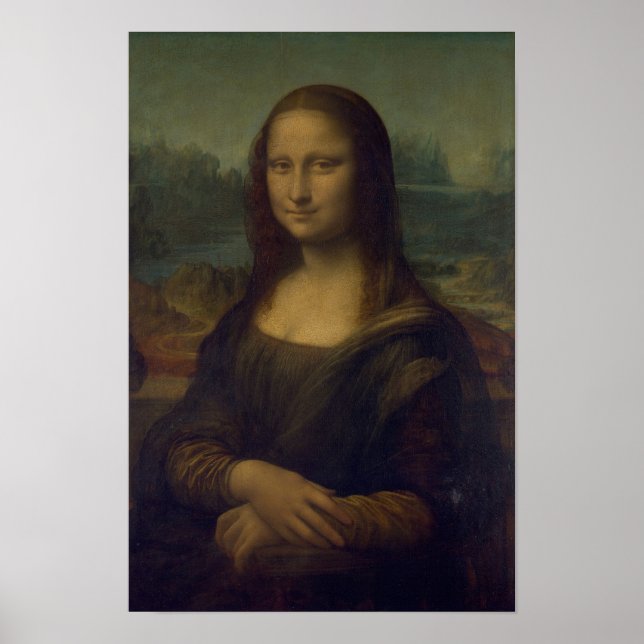 Die Mona Lisa Poster (Vorne)