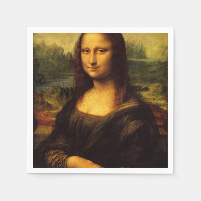 Die Mona Lisa Serviette (Vorderseite)
