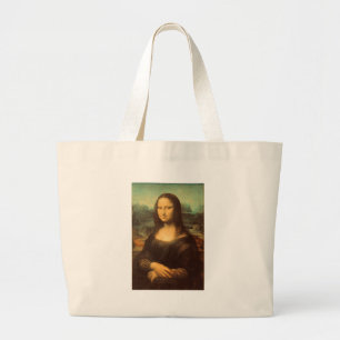 Die Mona Lisa von Leonardo da Vinci Jumbo Stoffbeutel