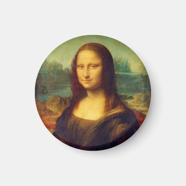 Die Mona Lisa von Leonardo Da Vinci Magnet (Vorne)