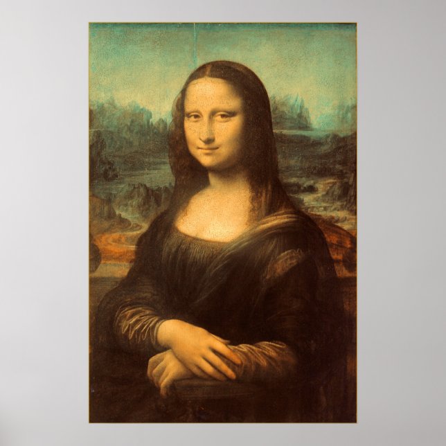 Die Mona Lisa von Leonardo da Vinci Poster (Vorne)