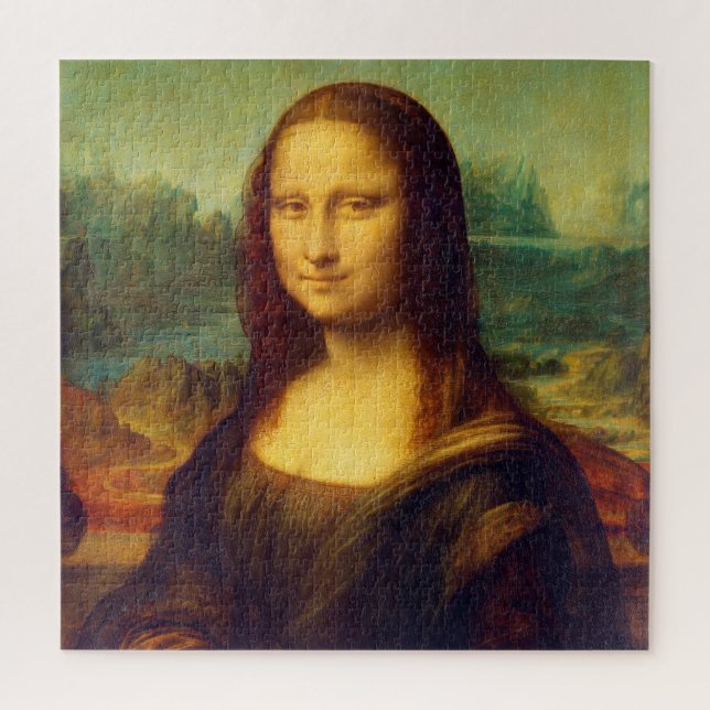 Die Mona Lisa von Leonardo Da Vinci Puzzle (Vertikal)