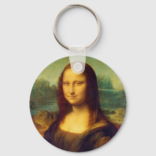 Die Mona Lisa von Leonardo Da Vinci Schlüsselanhänger