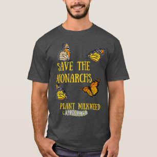 Die Monarchen-Pflanze Milkweed Butterfly Lover ger T-Shirt