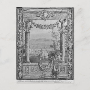 Die monate oder königliche Residenz Postkarte
