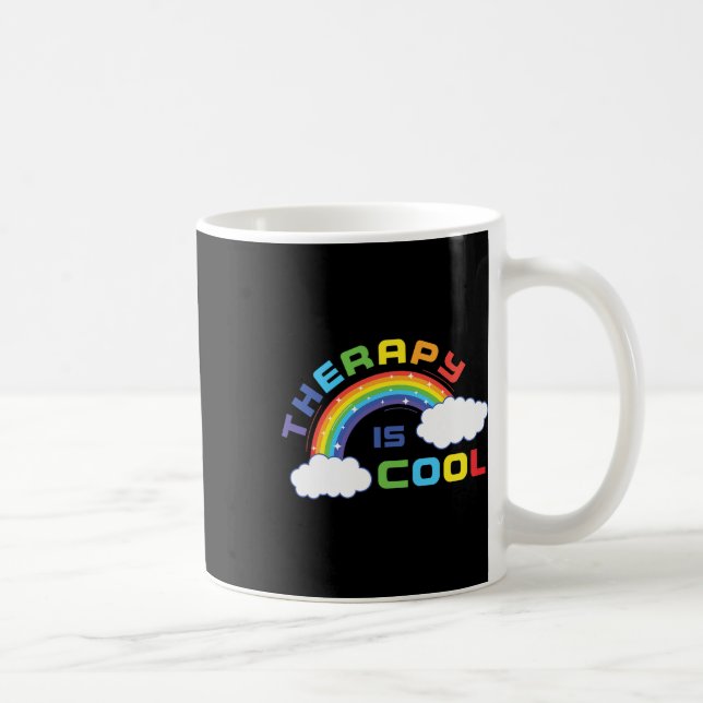 Die monatliche Behandlung des Gesundheitsbewusstse Kaffeetasse (Rechts)