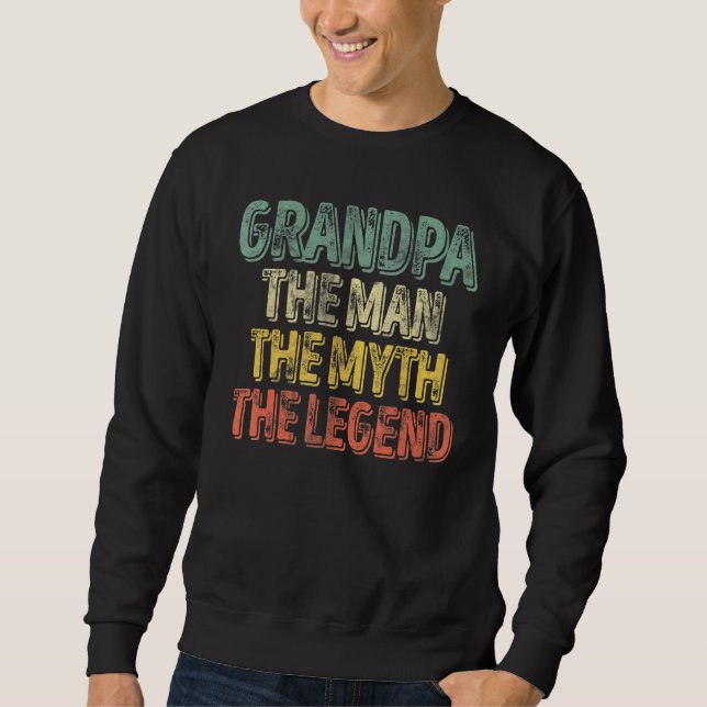 Die Mönche opfern den Mann, den Mythos, die legend Sweatshirt (Vorderseite)