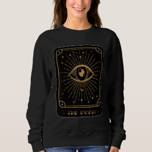 Die Mond-Tarotkarte Okkulte Mystische Karten Wahrs Sweatshirt