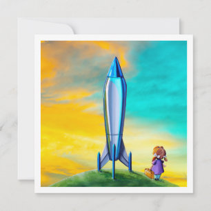 Die Mondmission - Mini Print