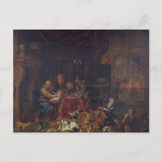 Die Moneylenders Postkarte (Vorderseite)