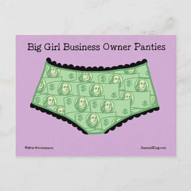 Die Moneypants BGBOP's. Postkarte (Vorderseite)