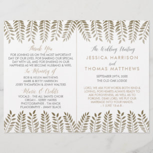 Die monochrome Fern Woodland Wedding Collection