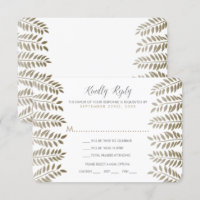 Die monochrome Fern Woodland Wedding Collection