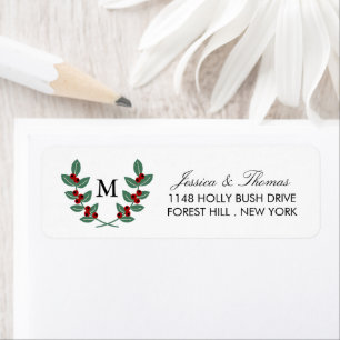 Die Monogram Berry Bush Wedding Collection