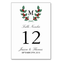 Die Monogram Berry Bush Wedding Collection