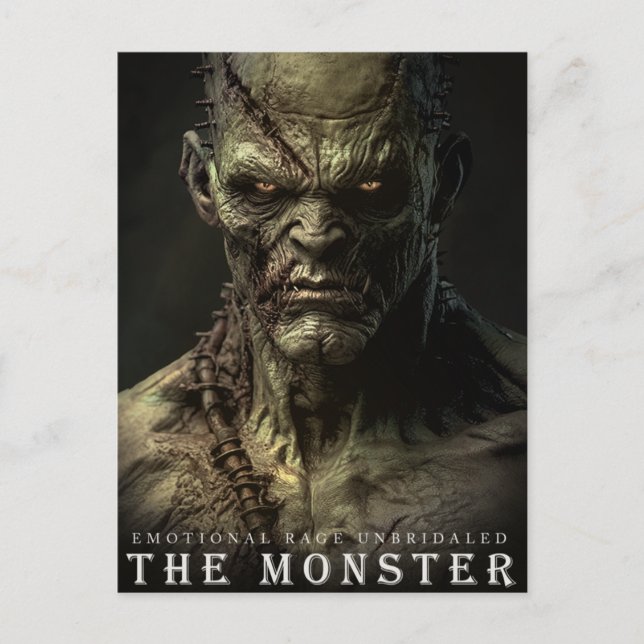 Die Monster-Postkarte Postkarte (Vorderseite)