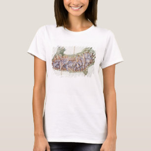 Die Mont-Blanc-Kette, aus einer aktuellen Erhebung T-Shirt