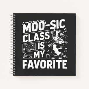 Die Moo-sic Class ist meine Lieblings-Funny-Moo-Ku Notizbuch